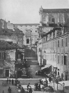 Jesuittkirken og Militærsykehuset, Ragusa, 1913 av Unbekannt