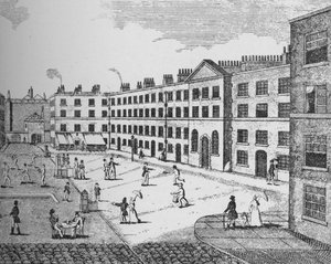 Kings Bench Prison slik det så ut i 1823, c1827, 1912 av Unbekannt