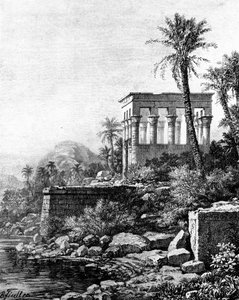 Kiosken, Philae Temple, Egypt, 1881 av Unbekannt