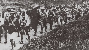 Kuomintang-troppene fanget Beijing i juni 1928 av Unbekannt
