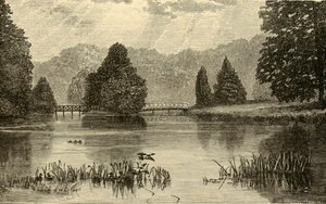 The Lake, Blenheim, 1898. av Unbekannt