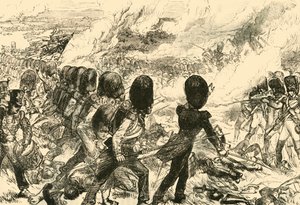 Den siste anklagen ved Waterloo, 1815, 1890. av Unbekannt