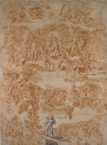 Den siste dommen, 1500-tallet, av Unbekannt