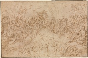 Den siste dommen, 1500-tallet. av Unbekannt