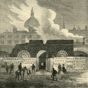 The Last Remains of the Fleet Prison, c1872. av Unbekannt