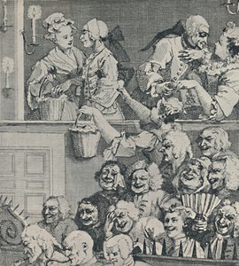 Det leende publikum, 1733, 1920 av Unbekannt