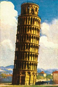 Det skjeve tårnet i Pisa, c1928. av Unbekannt