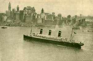 The Leviathan i New York, c1930. av Unbekannt