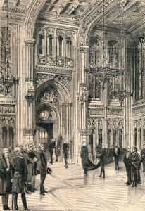 Lobbyen til Underhuset, c1910 av Unbekannt