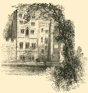 The Lollards Tower, Lambeth Palace, c1878. av Unbekannt