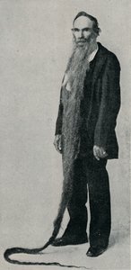The Longest Beard on Record, 1896, 1910 av Unbekannt