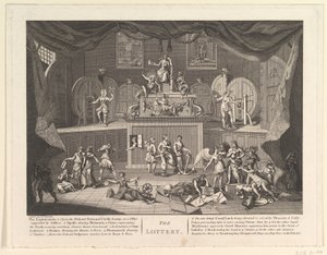 Lotteriet, [etter 1724]. av Unbekannt