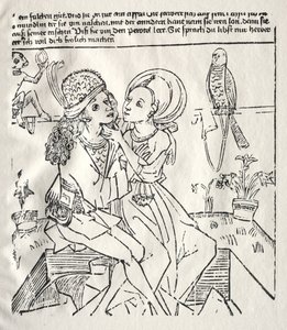 The Lovers, ca. 1470. av Unbekannt
