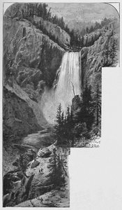 The Lower Falls, 1883 av Unbekannt
