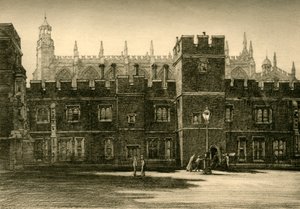 The Lower School and Long Chamber, 1911. av Unbekannt