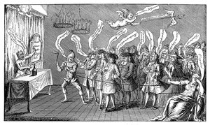 Magikeren eller flaskekokeren. Engelsk godtroenhet: eller, Yere all Bottled, 1749 av Unbekannt