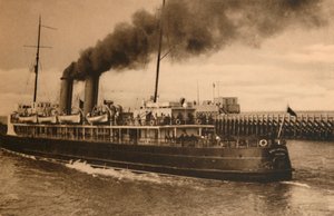 The Mail-Steamer City of Antwerpen, c1928 av Unbekannt