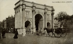 The Marble Arch, London, slutten av 1800-begynnelsen av 1900-tallet. av Unbekannt