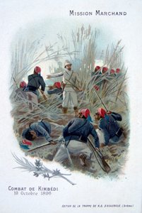 Marchand-ekspedisjonen: kamp ved Kimbedi, Kongo, 19. oktober 1896 av Unbekannt