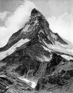 Matterhorn, Alpene, 1900-tallet av Unbekannt