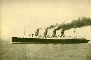 Mauretania Cunard-linjen, 30 696 tonn, c1930. av Unbekannt