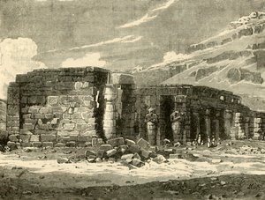 Memnonium i Theben, 1890. av Unbekannt