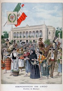 Den meksikanske paviljongen på verdensutstillingen i 1900, Paris, 1900 av Unbekannt