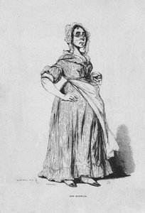 Jordmoren, tidlig på 1800-tallet. av Unbekannt