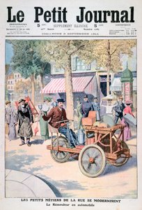 The Modernization of the Street Traders: the Knife-Grinders Car, 1911 av Unbekannt