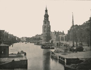 Montelbaanstoren, Amsterdam, Nederland, 1895. av Unbekannt
