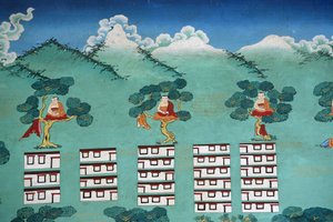 Myten om Shangri La. Kopan kloster, Kathmandu, Nepal av Unbekannt
