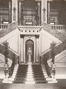 Nasjonalbibliotekets trapp, 1914 av Unbekannt