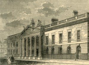 The Old India Office, Leadenhall Street i 1803, c1872. av Unbekannt