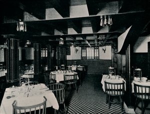 The Old Kitchen på Miss Cranstons Tea House, Argyle Street, Glasgow, c1906 av Unbekannt