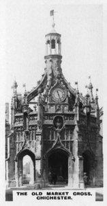 The Old Market Cross, Chichester, West Sussex, 1920-tallet av Unbekannt