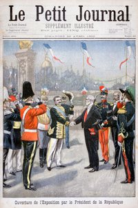 Åpningen av den universelle utstillingen av republikkens president, Paris, 1900 av Unbekannt