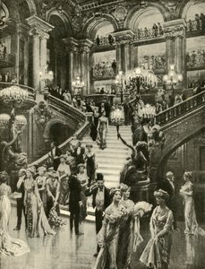 Operaen i Paris, 1910. av Unbekannt