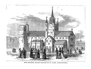 The Original Priory Church of St. John, 1878 av Unbekannt