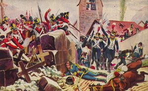 Oksen. Og Bucks. Lett infanteri. Slaget i kirkegården ved Vimiero, 1808, 1939 av Unbekannt