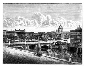 Palace Bridge and Pleasure Garden, Berlin, Tyskland av Unbekannt