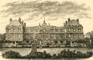 Palais De Luxembourg, Paris, 1890. av Unbekannt