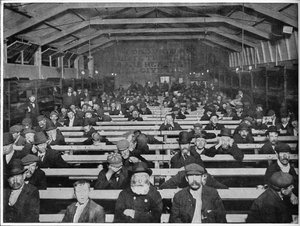 The Penny Sit-Up, Frelsesarmeens krisesenter, Blackfriars, London, c1900 1901 av Unbekannt