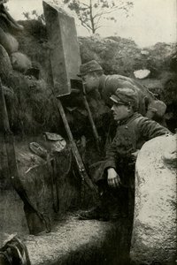 Periskopet i skyttergravene, 1919. av Unbekannt