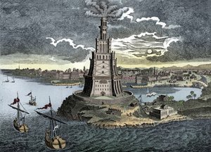 Pharos of Alexandria, 1700-tallet av Unbekannt