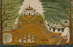 Plantasjen, ca. 1825. av Unbekannt