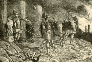 Plogen kjørt over Kartago-området, 1890. av Unbekannt