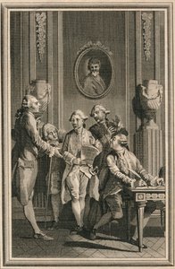 Politikerne 1700-tallet. av Unbekannt