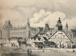 Pompe de la Samaritaine i 1635, 1915 av Unbekannt