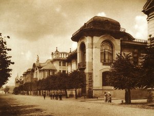 Ponizovsky og Mindovsky-husene på Povarskaya Street, Moskva, Russland, 1900-tallet av Unbekannt