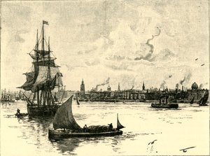 Liverpool havn, 1898. av Unbekannt
